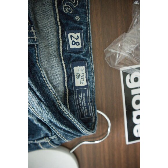 Miss Me Low Rise Boot Cut Denim Jeans 28W JP5327B - Picture 6 of 7